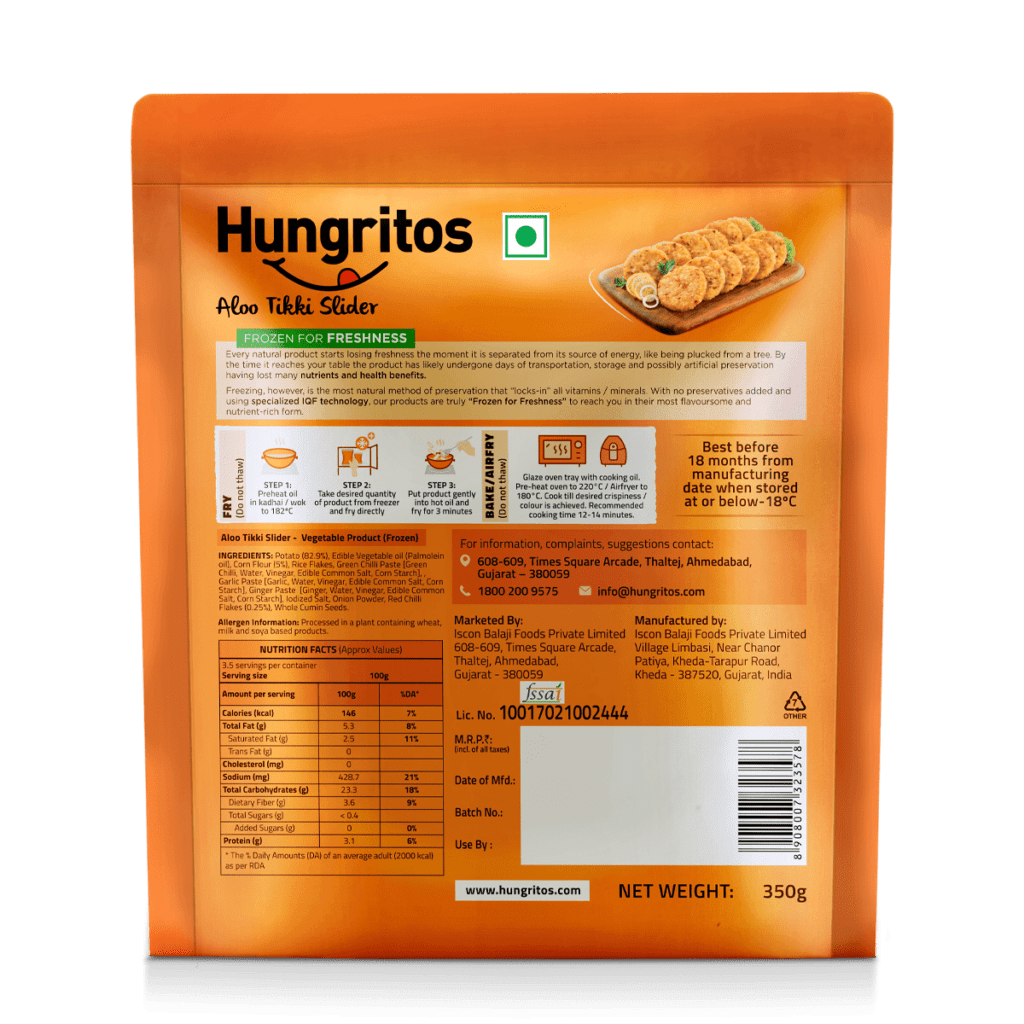 Aloo Tikki Slider Aloo Tikki Hungritos
