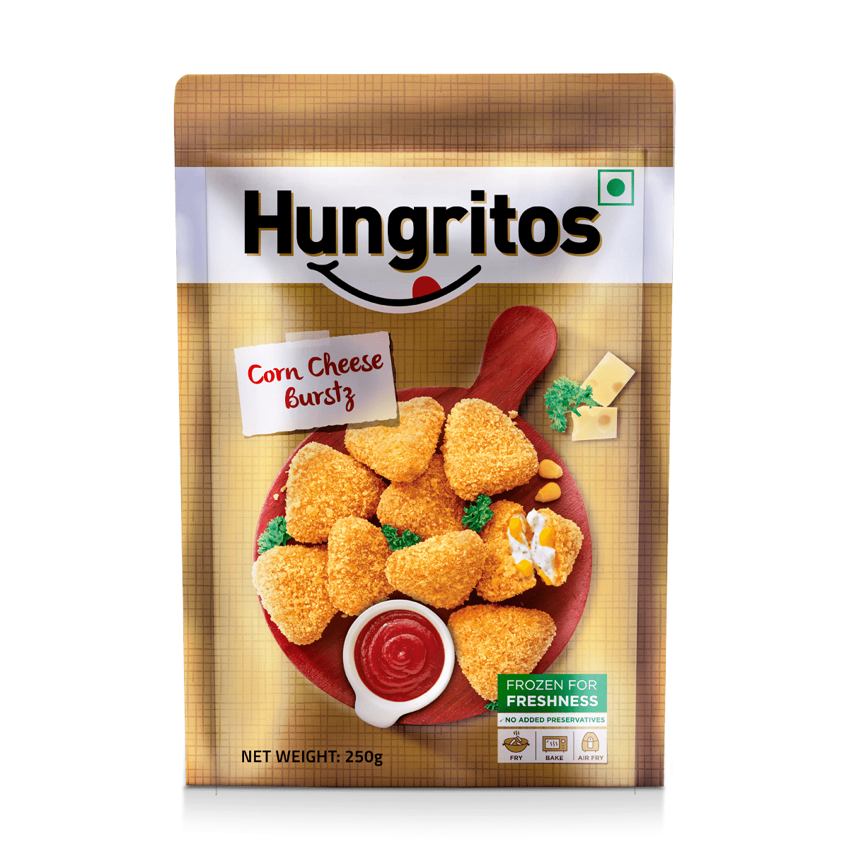 Corn Cheese Burstz - Hungritos Bites Of Happiness
